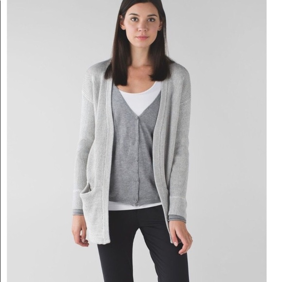 lululemon athletica Sweaters - Lululemon Gray Cardigan